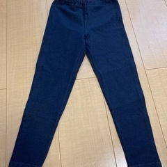 【新品】UNIQLOデニムレギンス110センチ