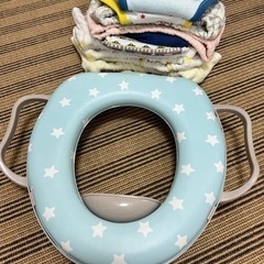 子供トイレ　補助便座とトレパンのセット　トイレトレーニングの画像