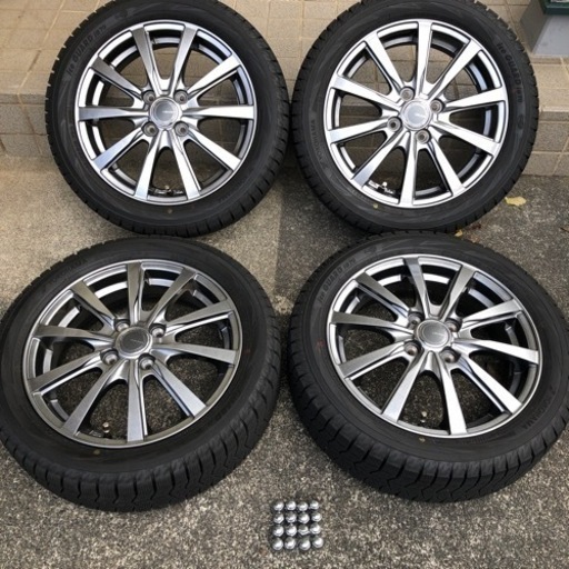 165/55R15スタッドレスタイヤ・ホイール4本セット