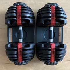 *値下げ*  可変式ダンベル２４kg ２個セット（中古、箱あり）