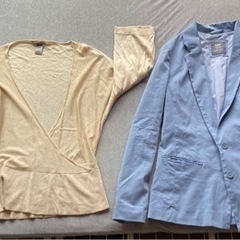 テーラージャケット&カシミヤセーター