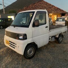 車検付き軽トラ　５速MT　エアコン　車検５年１月　ミニキャブの画像