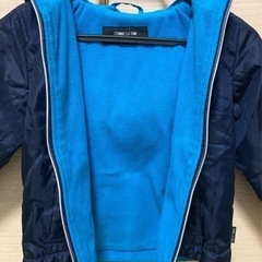 ⑳子供服100cm   アウター紺　キッズ男の子女の子の画像