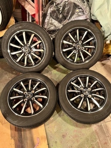 N WGN カスタム　純正ホイール　タイヤ付き　4本