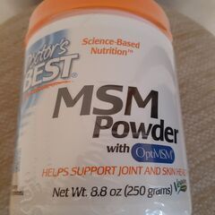 MSM　パウダー、250g　サプリメント