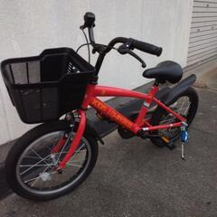 １６インチ　子供車　　新車　店内展示していました。　車色　レッドの画像