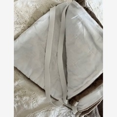 無印良品　あたたかファイバームレにくい厚手敷パッド・Ｄ／ベージュ１４０×２００ｃｍの画像