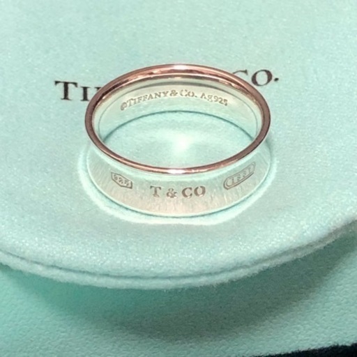 【極美品】TIFFANY ティファニー 1837 ナロー リング 19号 シルバー925