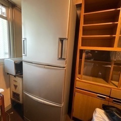 シャープ　SHARP 両開き冷蔵庫　345L 2010年製 の画像