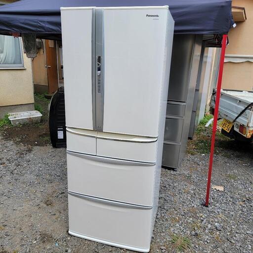 パナソニック 2008年式 6ドア 冷凍冷蔵庫 470L 動作確認済(γ.ε)