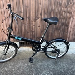 決まりました❗️❗️【 ジャンク】折りたたみ自転車　黒