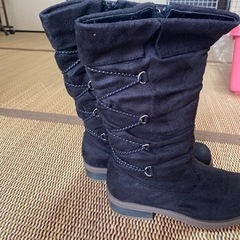 23センチ　黒ブーツ