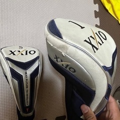 【レフティ】ゴルフ　XXIO7 ドライバー、5番ウッド　カバー付きの画像