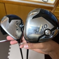 【レフティ】ゴルフ　XXIO7 ドライバー、5番ウッド　カバー付きの画像