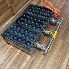 商談中！業務用たこ焼き器　鋳物　18穴　3連