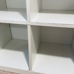 (お取引中)訳あり　イケアの棚差し上げますの画像