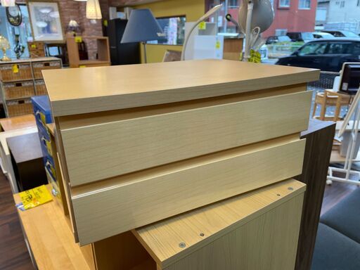 ２段チェスト　サイズ（約）幅39.5×奥31×高19.5　　■近隣配送無料 買取GO‼　栄和店