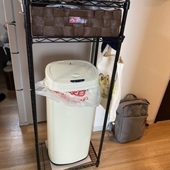 【取引中】スチールラック（黒）