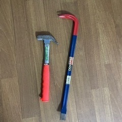 バール、ハンマー、その他工具 ※お譲り決定