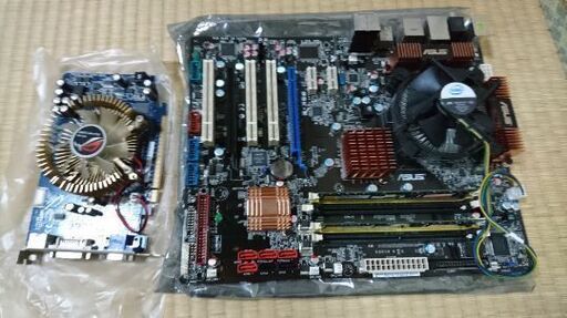 [PC]マザーボードとグラフィックボード(ジャンク)