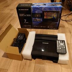 7型ワイド液晶のポータブルDVDプレーヤー「GH-PDV7B-BK」の画像