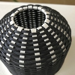 250 ODガス缶カバー（黒×白）の画像