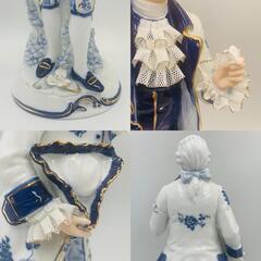 demain（ドマン）KPM フィギュリン陶器人形 2体セットの画像