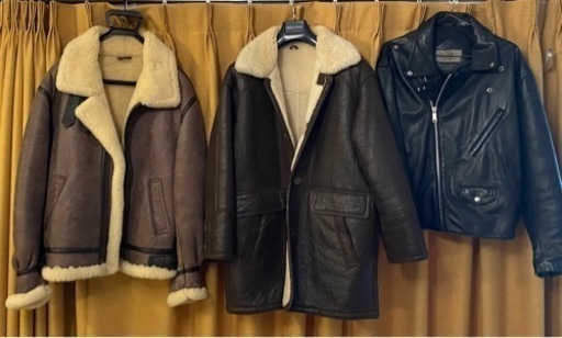 本革ジャケット　3着セット