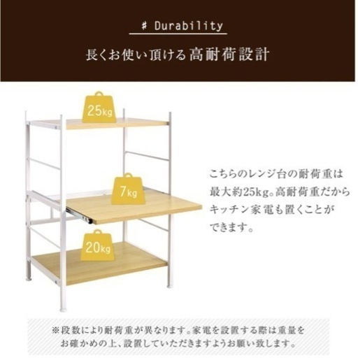 (お話中)(新品)レンジボード(値段交渉可)