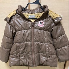 ⑲子供服100cm  ミキハウス　ダウンジャケット　キッズ女の子