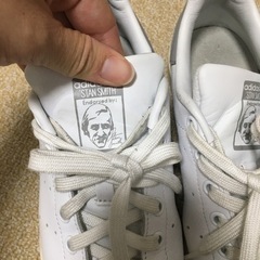 アディダスadidas STANSMITH 23cmスタンスミス　ホワイトグレー♪の画像