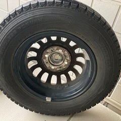 軽バン エブリ クリッパー スタッドレスタイヤwedsホイールセットの画像