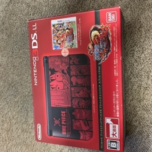 3DSLLワンピースアンリミテッドワールドR限定版本体