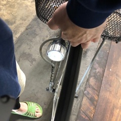 自転車　中古　27インチ　オートライト　ママチャリの画像