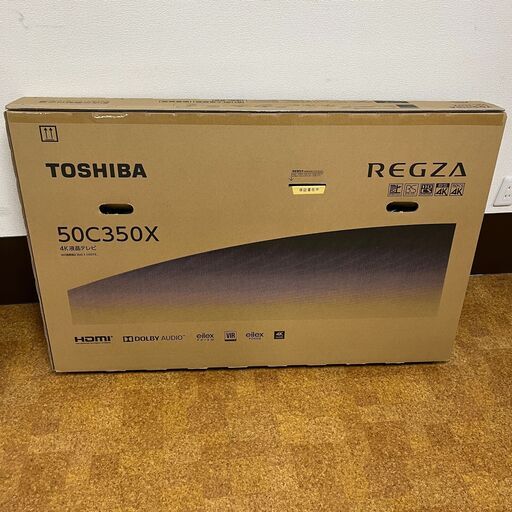 新品 未開封 TOSHIBA 4K液晶テレビ REGZA 50C350X
