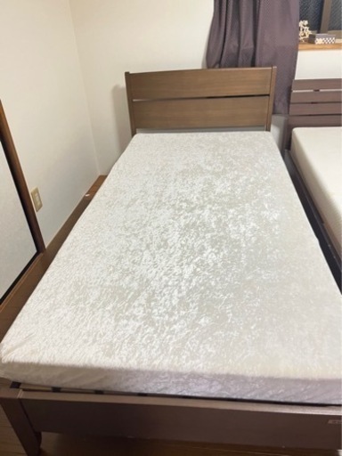 マット柔らかめ　シングルベッド