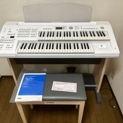 ヤマハエレクトーン　ELB-02 YAMAHA STAGEA 2017年製　椅子付きの画像