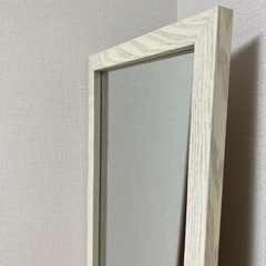 全身鏡　ミラー　木目調　