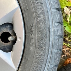 値下げしました！　DUNLOP スタッドレス　155/65/R13の画像