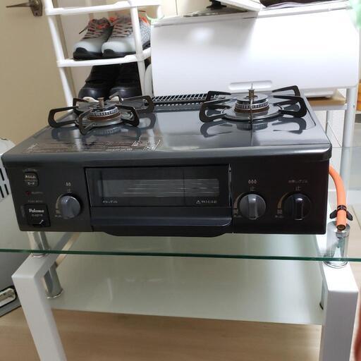 値下げしました【美品】パロマ-2口ガスコンロLPガス用2021年製10000円～8000円