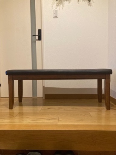 ラバーウッド 食卓ベンチ 2人掛け 115ダイニングベンチ