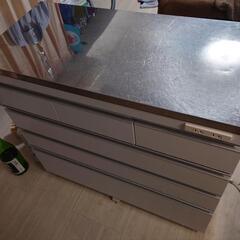 ステンレス天板 キッチンカウンター の画像