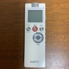 SANYO ICレコーダー　白