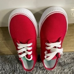 men'sスニーカー（gravis グラビス）赤　 27㎝ / US9【値下げ交渉可】 の画像