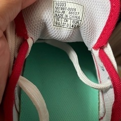 men'sスニーカー（gravis グラビス）赤　 27㎝ / US9【値下げ交渉可】 の画像