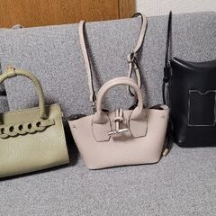 小ぶりなバッグ3点セット(未使用品)