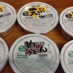 【取引中】カップ麺 カップうどん 肉 天ぷら 金ちゃん 6個セッ...