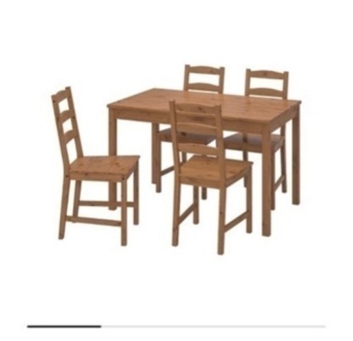 IKEA JOKKMOKK テーブル＆チェア4脚 アンティークステイン