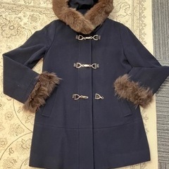 メイソングレイ　ファー付き　コート