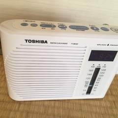 ラジオ/目覚まし Toshibaの画像